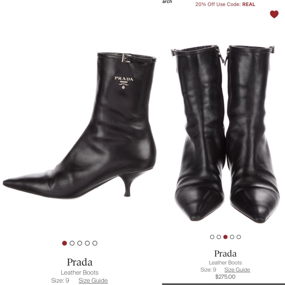 **SOLD!! DO NOT BUY!!** Vintage PRADA boots!- size 39. Perfect condition